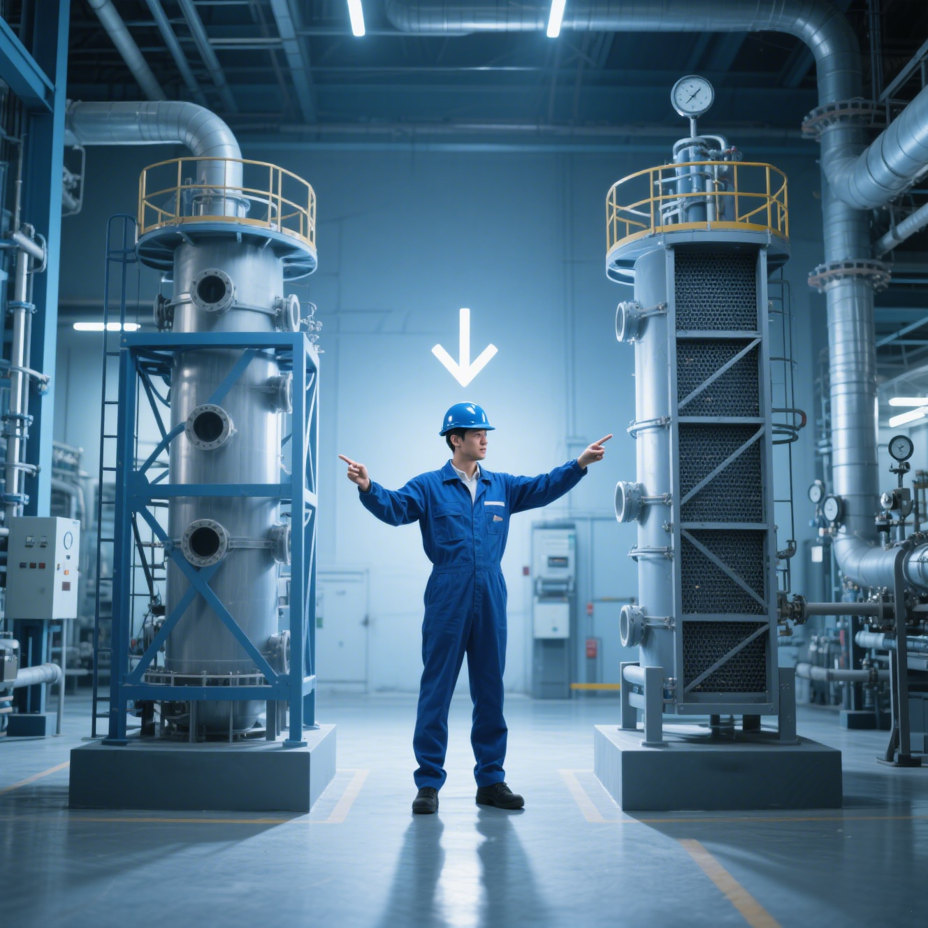 填料塔与板式塔的区别是什么？--杭州安研流体设备撰文解读